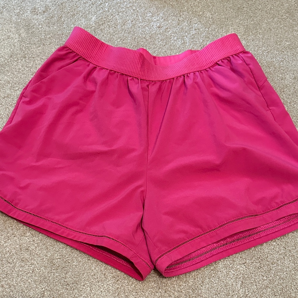 all in motion Bright Pink Elastic-Waist Girls' Active Shorts